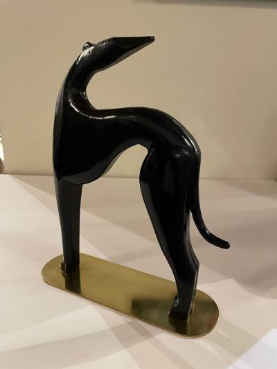 Werkst tte Hagenauer Hagenauer Stylized Art Deco Greyhound Sculpture