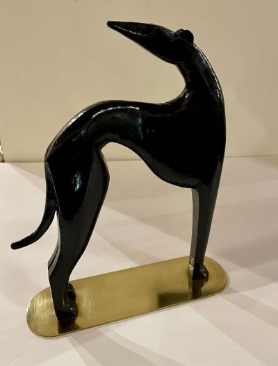 Werkst tte Hagenauer Hagenauer Stylized Art Deco Greyhound Sculpture