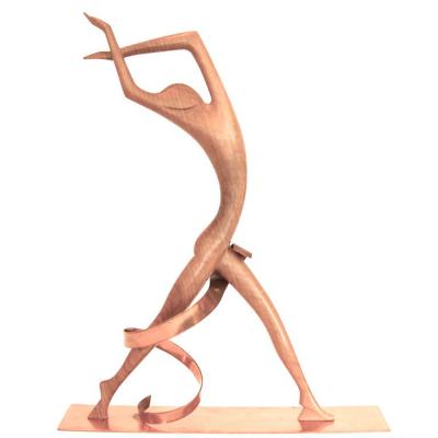 Werkst tte Hagenauer Impressive Hagenauer Walnut Copper Josephine Baker Sculpture