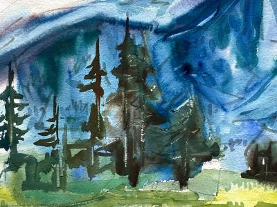 Werner Drewes Rocky Mountain Meadow 