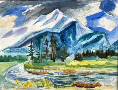 Werner Drewes Rocky Mountain Meadow 