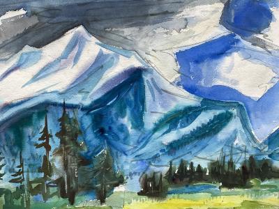 Werner Drewes Rocky Mountain Meadow 