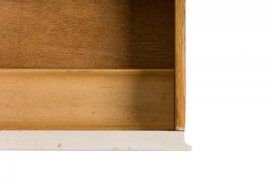 West Michigan Furniture Company American Mid Century White Lacquered Campaign De