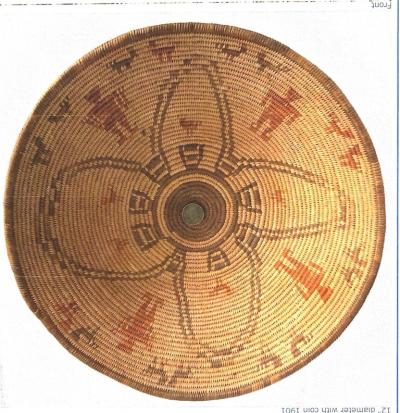 Western Apache figural basket