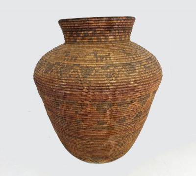 Western Apache polychrome olla