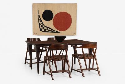 Wharton Esherick Set of Four Wharton Esherick Captains Chairs 1955