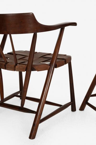 Wharton Esherick Set of Four Wharton Esherick Captains Chairs 1955