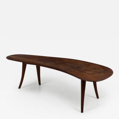 Wharton Esherick Wharton Esherick Large Sculpted Walnut Coffee Table