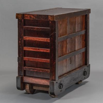 Wheel Tansu Chest