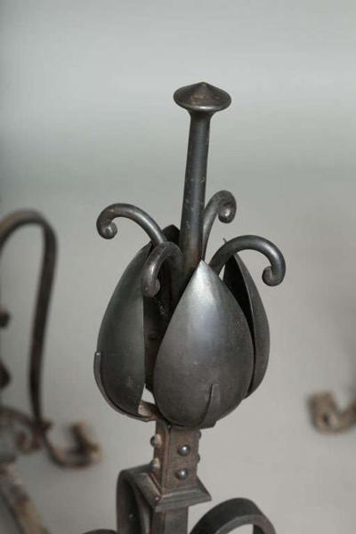 Whimsical Arts Crafts Andirons