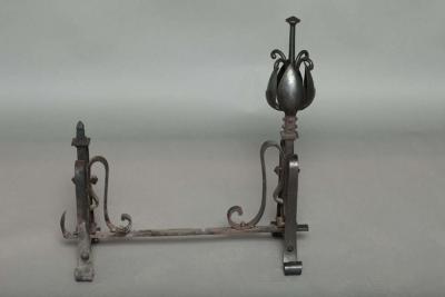 Whimsical Arts Crafts Andirons