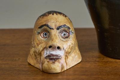 Whimsical Studio Pottery Phantasy Head 1970s