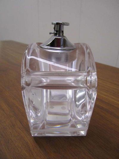 Whimsical Thick Lucite Whale Lighter Mid Century Regency Modern