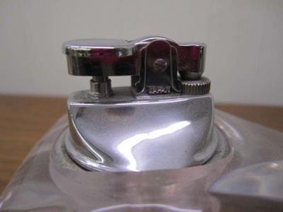 Whimsical Thick Lucite Whale Lighter Mid Century Regency Modern