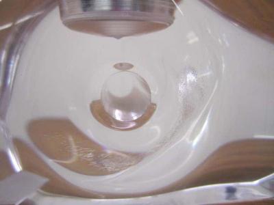 Whimsical Thick Lucite Whale Lighter Mid Century Regency Modern