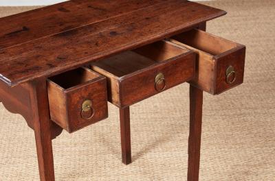 Whimsical Vernacular Oak Lowboy