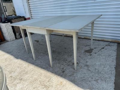 White Drop Leaf Table