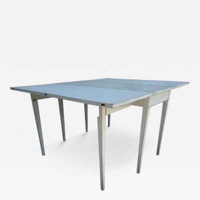 White Drop Leaf Table