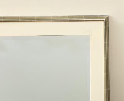 White Gold Gesso Mirror
