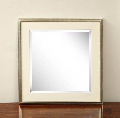 White Gold Gesso Mirror