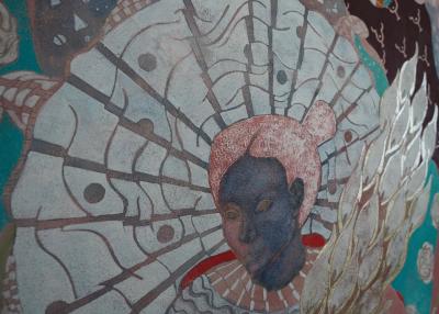 White Gold Lilies for the Dove of Peace