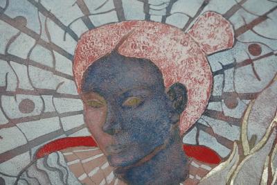 White Gold Lilies for the Dove of Peace