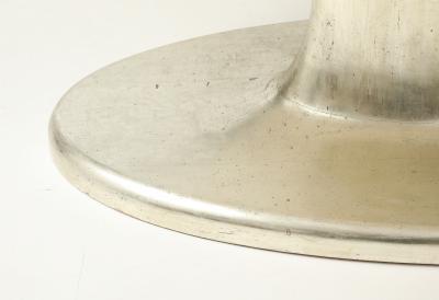 White Gold Oval Coffee Table