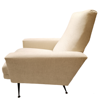 White Italian Armchairs 50S