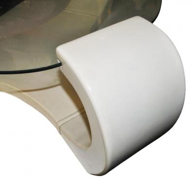 White Lacquered Triskelion Scroll Coffee Table
