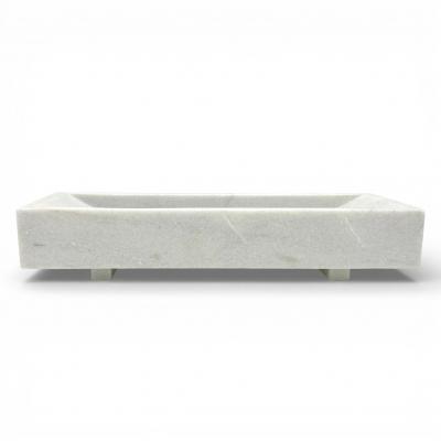 White Marble Rectangular Tray