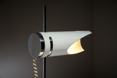 White Metal Directional Table Lamp attributed 1970s