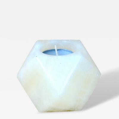 White Onyx Candle Holder