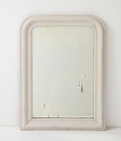 White Painted Louis Philippe Mirror France Early 20th Century