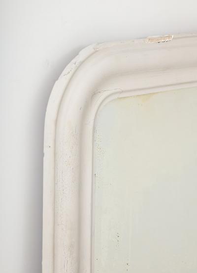 White Painted Louis Philippe Mirror France Early 20th Century