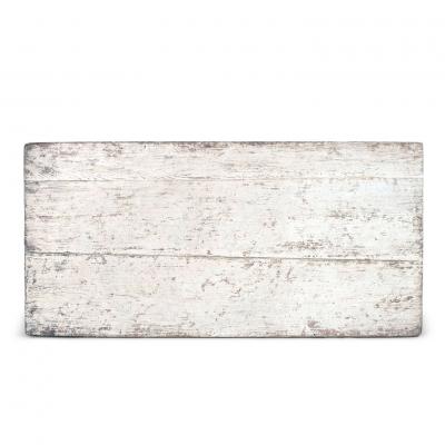 White Painted X Leg Trestle Base Swedish Dining Table