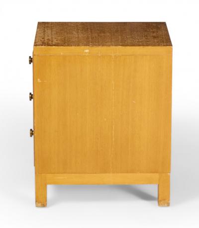 Widdicomb Modern American Mid Century Three Drawer Walnut Nightstand