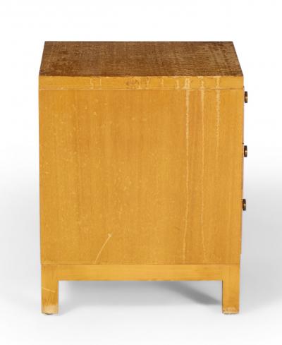Widdicomb Modern American Mid Century Three Drawer Walnut Nightstand