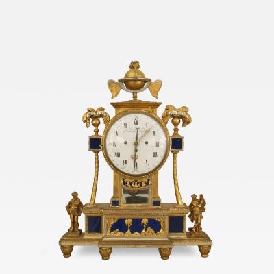 Wieneslaus Wilfarthm Continental Austrian Gilt Mantel Clock