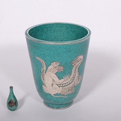 Wilhelm K ge Argenta Large Vase Wilhelm K ge for Gustavsberg