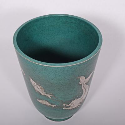 Wilhelm K ge Argenta Large Vase Wilhelm K ge for Gustavsberg