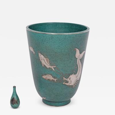 Wilhelm K ge Argenta Large Vase Wilhelm K ge for Gustavsberg