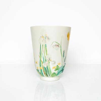 Wilhelm K ge LARGE WILHELM KAGE HAND DECORATED VASE GUSTAVSBERG