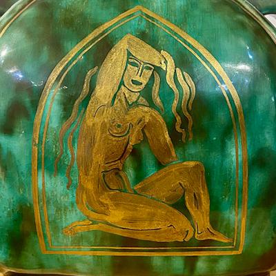 Wilhelm K ge WILHELM K GE 1928 stoneware urn for Gustavsberg 