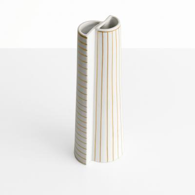 Wilhelm K ge WILHELM K GE GULDSURREA CARRARA COLUMN VASE GUSTAVSBERG SWEDEN