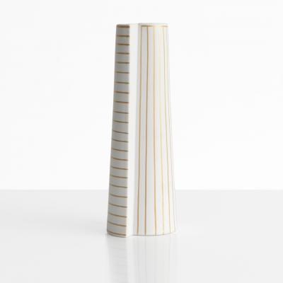 Wilhelm K ge WILHELM K GE GULDSURREA CARRARA COLUMN VASE GUSTAVSBERG SWEDEN