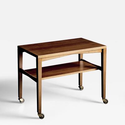 Wilhelm Renz Side table on castors by Wilhelm Renz