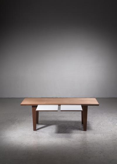 Wilhelm Renz Wilhelm Renz coffee table with pull out shelves Germany 1960s