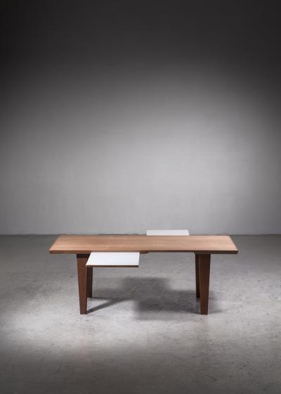 Wilhelm Renz Wilhelm Renz coffee table with pull out shelves Germany 1960s
