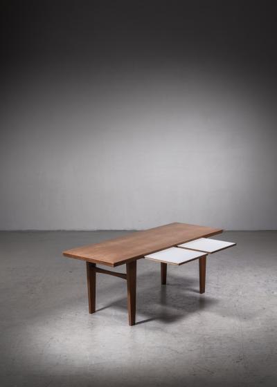 Wilhelm Renz Wilhelm Renz coffee table with pull out shelves Germany 1960s