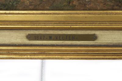 Wilhelm Velten The Horse Fair oil on panel Wilhelm Velten Russian German 1847 1929 